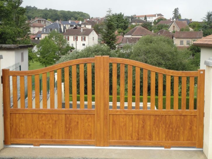 Portail Pvc Couleur Bois